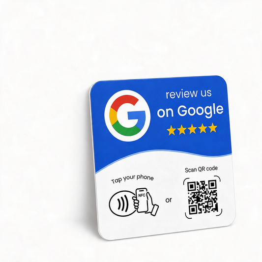 Google Anmeldelsesplade