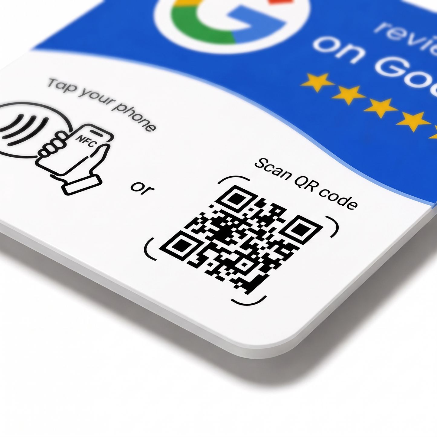 Google Anmeldelsesplade
